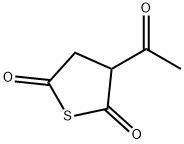 2,5-Thiophenedione, 3-acetyldihydro- (9CI) Struktur