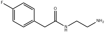 N-(2-aminoethyl)-2-(4-fluorophenyl)acetamide Struktur