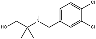 2-(3,4-Dichlorobenzylamino)-2-methyl-1-propanol Struktur