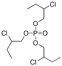 Phosphoric acid tris(2-chlorobutyl) ester Struktur