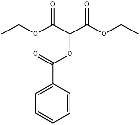 diethyl 2-benzoyloxypropanedioate Struktur