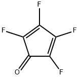 2,4-Cyclopentadien-1-one,  2,3,4,5-tetrafluoro- Struktur