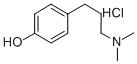 4-(3-dimethylaminopropyl)phenol hydrochloride Struktur