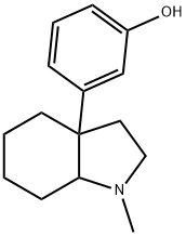 3-(1-Methylhexahydroindolin-3a-yl)phenol Struktur