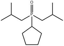 Cyclopentyldiisobutylphosphine oxide Struktur