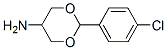 2-(4-Chlorophenyl)-1,3-dioxan-5-amine Struktur