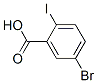 5-Bromo-2-iodobenzoic acid Struktur