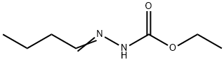 Carbazic acid, 3-butylidene-, ethyl ester Struktur