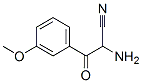 Benzenepropanenitrile, alpha-amino-3-methoxy-beta-oxo- (9CI) Struktur