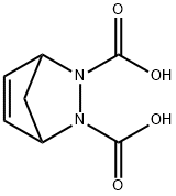 2,3-Diazabicyclo[2.2.1]hept-5-ene-2,3-dicarboxylic  acid Struktur