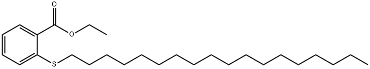 ETHYL 2-(OCTADECYLTHIO)BENZOATE, 99 Struktur