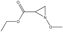 2-Aziridinecarboxylicacid,1-methoxy-,ethylester,trans-(9CI) Struktur