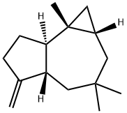 1H-Cycloprop(e)azulene, decahydro-3,3,7b-trimethyl-5-methylene-, (1aS, 4aS,7aR,7bR)- Struktur