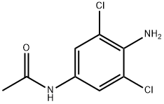 N-(4-amino-3,5-dichloro-phenyl)acetamide Struktur