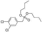 (3,4-Dichlorobenzyl)phosphonic acid dibutyl ester Struktur