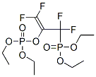 Phosphoric acid 1-(diethoxyphosphinyl)-1,1,3,3-tetrafluoro-2-propen-2-yldiethyl ester Struktur