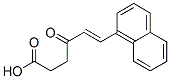 6-(1-Naphtyl)-4-oxo-5-hexenoic acid Struktur