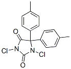 1,3-Dichloro-5,5-di(p-tolyl)hydantoin Struktur