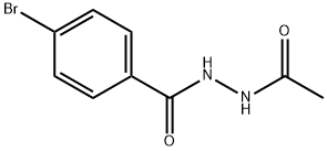 N'-(p-Bromobenzoyl)acetohydrazide Struktur