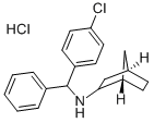 N-(4-CHLOROBENZHYDRYL)-NORBORNANAMINE HYDROCHLORIDE Struktur