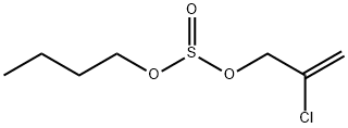 Sulfurous acid, butyl 2-chloro-2-propenyl ester Struktur