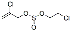 Sulfurous acid 2-chloroallyl 2-chloroethyl ester Struktur