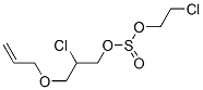 Sulfurous acid 2-chloro-3-(allyloxy)propyl 2-chloroethyl ester Struktur