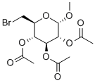 METHYL-2,3,4-TRI-O-ACETYL-6-BROMO-6-DEOXY-ALPHA-D-GLUCOPYRANOSIDE Struktur