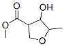 3-Furancarboxylicacid,tetrahydro-4-hydroxy-5-methyl-,methylester, Struktur