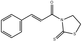 3-[(2E)-1-Oxo-3-phenyl-2-propenyl]-2-thiazolidinethione Struktur