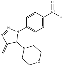 4-[5-methylidene-3-(4-nitrophenyl)-4H-triazol-4-yl]morpholine Struktur