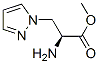 1H-Pyrazole-1-propanoicacid,alpha-amino-,methylester,(S)-(9CI) Struktur