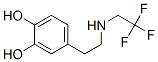 N-2,2,2-trifluoroethyl-2-(3,4-dihydroxyphenyl)ethylamine Struktur