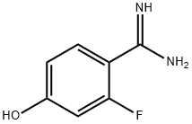 Benzenecarboximidamide, 2-fluoro-4-hydroxy- (9CI) Struktur