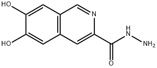 3-Isoquinolinecarboxylic acid, 6,7-dihydroxy-, hydrazide (9CI) Struktur