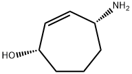 2-Cyclohepten-1-ol,4-amino-,(1S,4R)-(9CI) Struktur