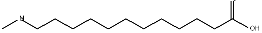 12-(METHYLAMINO)DODECANOIC ACID Struktur