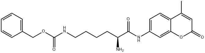 H-LYS(Z)-AMC HCL Struktur