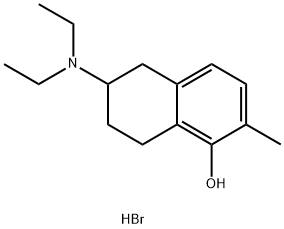 N,N-diethyl-5-hydroxy-6-methyl-2-aminotetralin Struktur