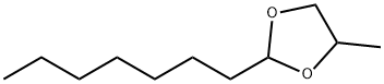 2-heptyl-4-methyl-1,3-dioxolane Struktur