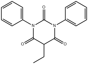 1,3-Diphenyl-5-ethyl-2,4,6(1H,3H,5H)-pyrimidinetrione Struktur