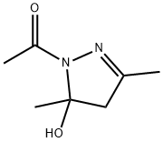 1H-Pyrazol-5-ol,  1-acetyl-4,5-dihydro-3,5-dimethyl-  (9CI) Struktur