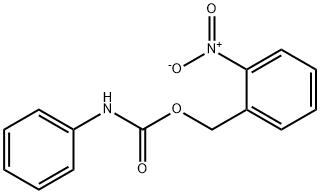 Benzenemethanol, 2-nitro-, phenylcarbamate (ester) (9CI) Struktur