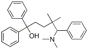 5-(Dimethylamino)-4,4-dimethyl-1,1,5-triphenyl-1-pentanol Struktur