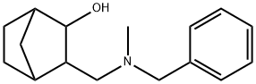 3-[Benzyl(methyl)aminomethyl]-2-norbornanol Struktur