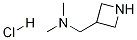 azetidin-3-yl-N,N-dimethylmethanamine hydrochloride Struktur