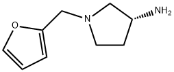 3-Pyrrolidinamine,1-(2-furanylmethyl)-,(3R)-(9CI) Struktur