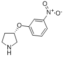 S-3-(3-NITROPHENOXY)PYRROLIDINE Struktur