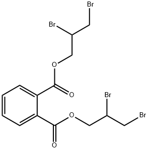 bis(2,3-dibromopropyl) phthalate Struktur