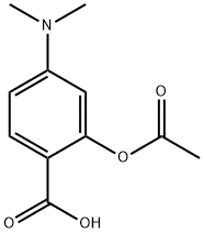 acetyl-4-dimethylaminosalicylic acid Struktur